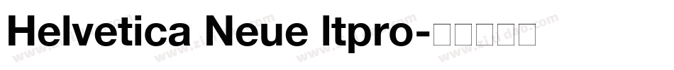 Helvetica Neue ltpro字体转换